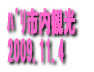 ﾊﾟﾘ市内観光 2009.11.4